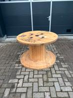 Houten haspel als tafel - diverse maten, Ophalen, Gebruikt, Rond, Hout