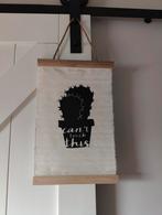 Linnen Doek met Cactus Print, Ophalen of Verzenden