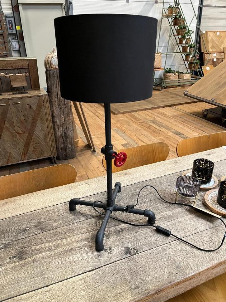 2 x lamp zwart, Huis en Inrichting, Lampen | Wandlampen, Nieuw, Metaal, Stof, Ophalen