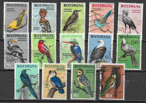 Botswana 1967 Vogel hop kuifbaardvogel visarend secretarisvo, Postzegels en Munten, Postzegels | Afrika, Gestempeld, Overige landen