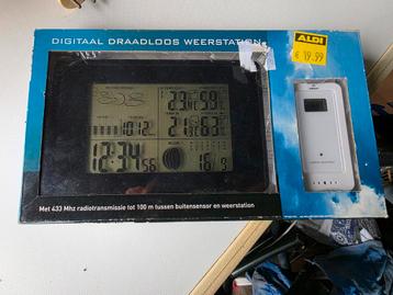 Nieuw Draadloos Weerstation van Aldi beschikbaar voor biedingen