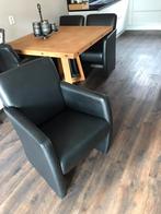 Eetkamerstoelen, Huis en Inrichting, Stoelen, Ophalen, Gebruikt, Zwart, Vier