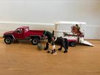Schleich Pickup + trailer 42346 | z.g.a.n. | compleet + doos, Kinderen en Baby's, Speelgoed | Overig, Jongen of Meisje, Ophalen of Verzenden