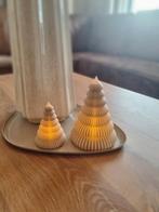 Kleine kerstbomen! Kerstdecoratie!, Kunststof, Nieuw, Ophalen of Verzenden, Crème