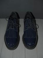 Lina Locchi veterschoenen maat 37 als nieuw, donkerblauw, Schoenen met lage hakken, Lina Locchi, Blauw, Ophalen of Verzenden