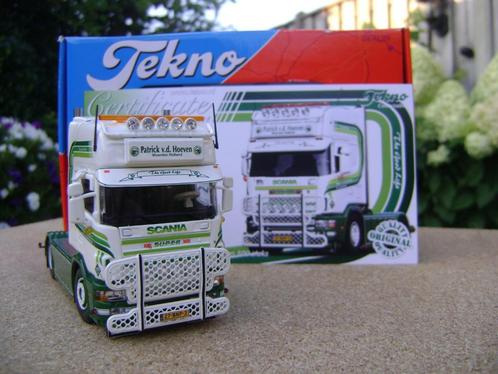 Tekno Scania 4 serie  P.V.D. Hoeven, Hobby en Vrije tijd, Modelauto's | 1:50, Nieuw, Bus of Vrachtwagen, Tekno, Ophalen of Verzenden
