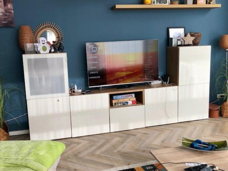 IKEA Besta TV meubel te koop – 300 cm, Huis en Inrichting, Kasten | Televisiemeubels, Gebruikt, 100 tot 150 cm, 200 cm of meer