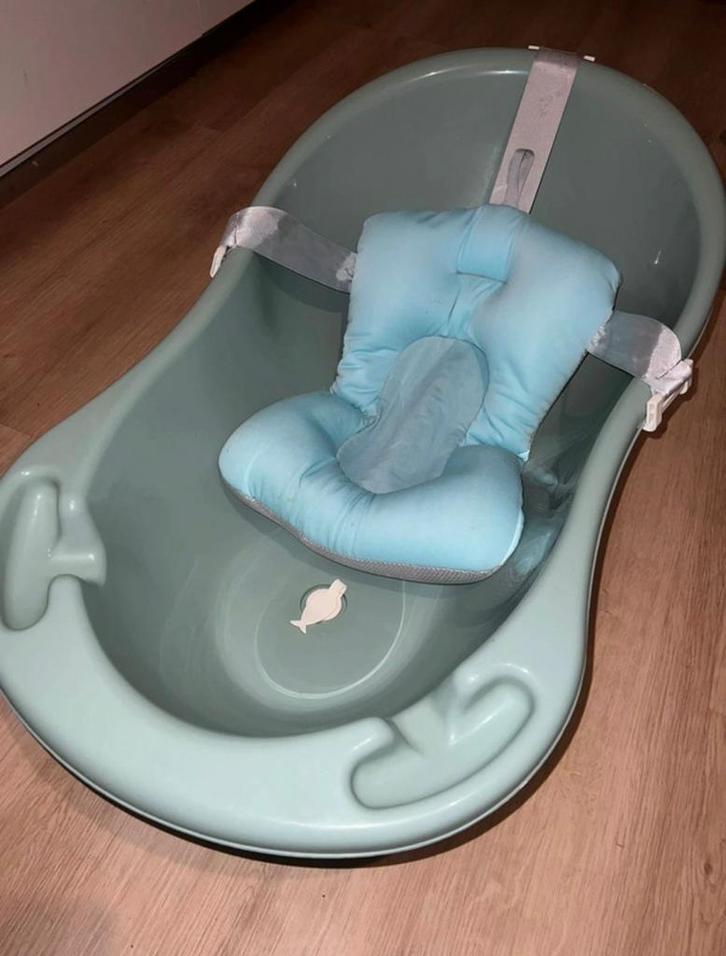 Mintgroene Babybadset Compleet, Kinderen en Baby's, Badjes en Verzorging, Gebruikt, Badje, Overige merken, Standaard, Ophalen