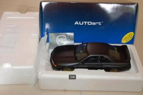 1:18 NISSAN SKYLINE GTR R32 V SPEC Autoart 77418 in doos WRH, Hobby en Vrije tijd, Modelauto's | 1:18, Zo goed als nieuw, Auto