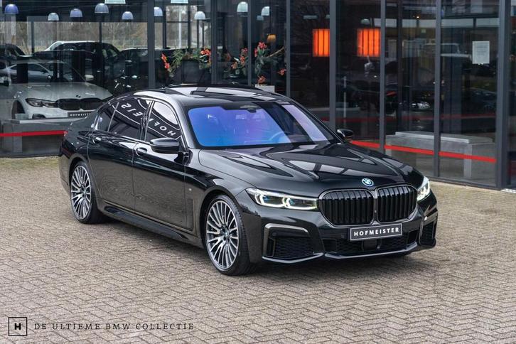 BMW 7-serie 745Le M-Sport | B&W | Entertainment achter | BTW, Auto's, BMW, Bedrijf, Te koop, 7-Serie, 360° camera, ABS, Achteruitrijcamera