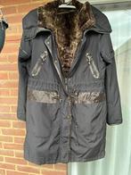 Creenstone gevoerde winterjas mt 42 zwart, Kleding | Dames, Zwart, Creenstone, Maat 42/44 (L), Ophalen of Verzenden