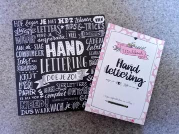 Handlettering doe je zo (Karin Luttenberg) +  werkboek beschikbaar voor biedingen