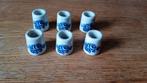 Vintage porseleinen kandelaartjes 6 stuks, Ophalen of Verzenden, Keramiek of Aardewerk