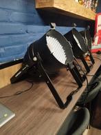 American DJ LED Disco Verlichting - 6 stuks + onderdelen, Ophalen, Gebruikt, Licht, Kleur