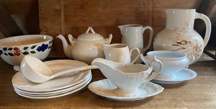 Regout en Societé Ceramique verzameling * Nous Deux*, Antiek en Kunst, Antiek | Servies los, Ophalen of Verzenden