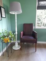 leren fauteuil, Huis en Inrichting, Fauteuils, Ophalen, Gebruikt, Minder dan 75 cm, Leer