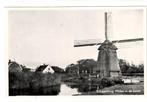 FOTOKAART  MOLEN  SCHAGERBRUG, Verzenden, 1920 tot 1940, Ongelopen, Noord-Holland