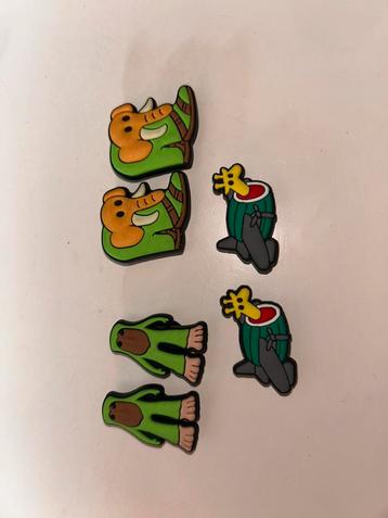 NIEUW! 6 stuks Crocs pins clips schoenbedels van BRAINROT beschikbaar voor biedingen