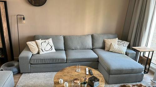 Hoekbank 4-zits met hocker Kivik Ikea, Huis en Inrichting, Banken | Complete zithoeken, Zo goed als nieuw, Overige materialen