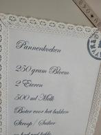 Pannenkoeken brocante bord / decoratie, Ophalen of Verzenden, Zo goed als nieuw