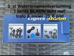 Water ornament verlichting 1 lichts blauw, Ophalen of Verzenden, Nieuw, Vijververlichting