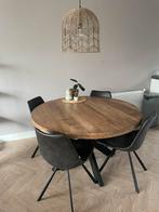 Goossens 4 eetkamerstoelen Point. Antraciet Zeer goede staat, Huis en Inrichting, Ophalen