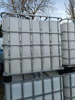 Ibc 1000 liter container, Tuin en Terras, Regentonnen, 150 liter of meer, Ophalen, Zo goed als nieuw, Kunststof