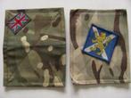 Britse klitteband mouwemblemen Royal regiment of scotland, Verzenden, Landmacht, Engeland, Embleem of Badge
