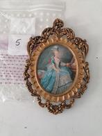 NR 5 barok lijst met afbeelding fotomaat 15x12cm, Ophalen of Verzenden, Gebruikt, Minder dan 50 cm, Minder dan 50 cm