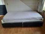 1 persoonsbed met opbergruimte en verstelbare lattenbodem, Huis en Inrichting, Slaapkamer | Bedden, Ophalen, 90 cm, Eenpersoons