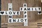 NIEUW, houten Scrabble muur letters voor decoratie., Ophalen of Verzenden, Nieuw