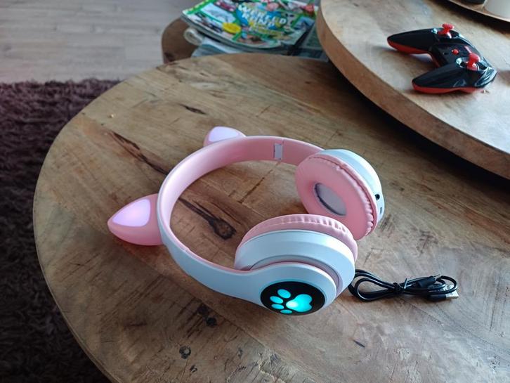 Koptelefoon draadloos met licht (BT), Audio, Tv en Foto, Koptelefoons, Zo goed als nieuw, Overige merken, Draadloos, Ophalen of Verzenden