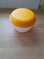 Tupperware Slabol - Ruimtebol, Huis en Inrichting, Keuken | Tupperware, Ophalen of Verzenden, Gebruikt, Geel, Bus of Trommel
