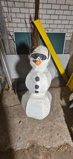 2x sneeuwpop van papier-maché van carnavalswagen, Ophalen, Zo goed als nieuw, Versiering, Carnaval