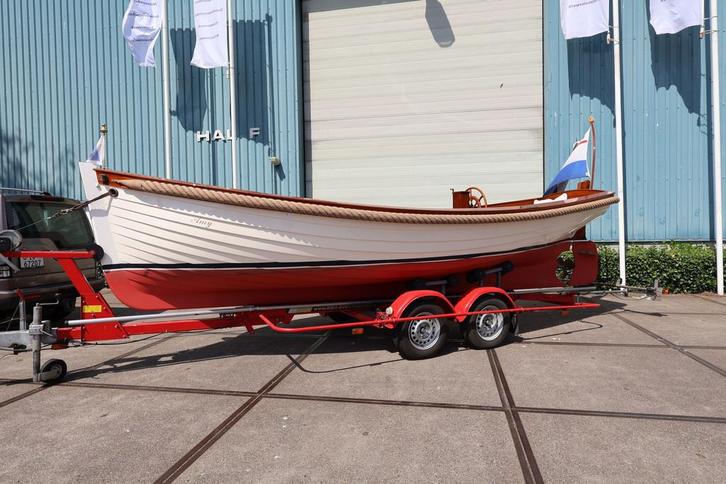 Kapiteinsloep 720 Classic, Watersport en Boten, Sloepen, Gebruikt, 30 tot 50 pk, 6 meter of meer, Diesel, Polyester
