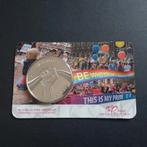 Penning in coincard 25 jaar Pride Amsterdam penning BU, Ophalen of Verzenden, Koningin Beatrix, Euro's
