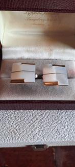 Vintage manchetknopen met parelmoer, Ophalen of Verzenden, Zo goed als nieuw, Overige materialen