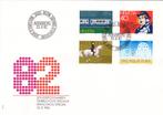 Zwitserland. Poststuk 1982. FDC met mi. 1232 - 1235, Postzegels en Munten, Postzegels | Eerstedagenveloppen, Onbeschreven, Europa