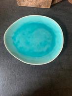 Turquoise Groen Bord Serveer Schaal 28 cm x 2,5 cm Zomers!, Huis en Inrichting, Keuken | Servies, Schaal of Schalen, Overige stijlen