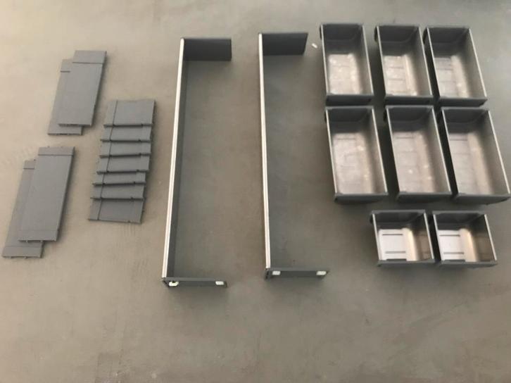 Blum Orga-Line Bakjes - Keukenlade Indeling, Huis en Inrichting, Keuken | Keukenelementen, Gebruikt, Minder dan 100 cm, Minder dan 50 cm