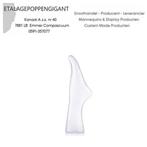 Presentatie Voet / Voeten Transparant Etalagepoppengigant, Sokken en Kniesokken, Overige kleuren, Maat 35 t/m 38, Nieuw