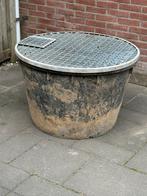 PE kuip met gegalvaniseerd rooster, Tuin en Terras, Vijver-toebehoren, Ophalen, Gebruikt