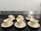 Wedgwood kop en schotel Edme 190 ml. Set 6., Ophalen of Verzenden, Zo goed als nieuw, Wedgwood, Kop(pen) en/of Schotel(s)