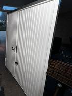Garagedeur of kanteldeur met loopdeur, Doe-het-zelf en Verbouw, Deuren en Horren, Gebruikt, Garagedeur, Ophalen of Verzenden, 120 cm of meer