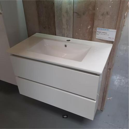 LAATSTE KANS! Badkamermeubel, Glans wit, 80 cm, Kode 80, Huis en Inrichting, Woonaccessoires | Overige, Nieuw, Ophalen of Verzenden