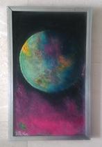 Symboliek -Aardbol in kleur - ca. 1980 - Gerda Peiser, Antiek en Kunst, Ophalen of Verzenden