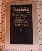 Ondergang en de vervolging Nederlands jodendom 2 J. Presser, Boeken, Oorlog en Militair, Ophalen of Verzenden, Zo goed als nieuw