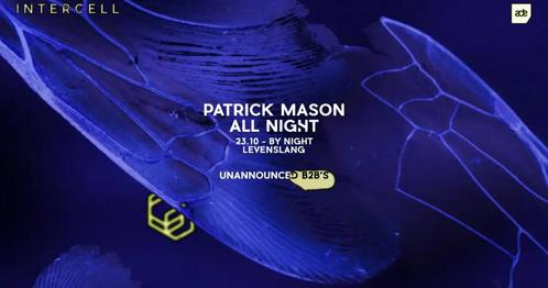 4x Intercell x Patrick Mason All Night | ADE Tickets, Tickets en Kaartjes, Evenementen en Festivals, Eén persoon