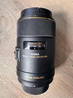 Sigma 105mm DG Macro HSM OS Nikon lens, Ophalen of Verzenden, Zo goed als nieuw, Macrolens