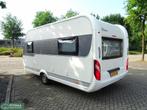 Hobby Prestige 455 UF met airco en voortent, Caravans en Kamperen, Caravans, Overige typen, Rondzit, Hobby, Bedrijf
